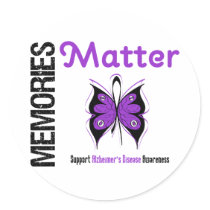 Alzheimer's Disease Memories Matters stickers by giftsforawareness Alzheimer's Disease Memories Matters stickers