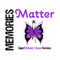 Alzheimer's Disease Memories Matters t-shirts