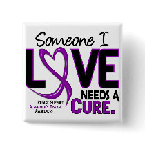Alzheimer's Disease NEEDS A CURE 2 Pin