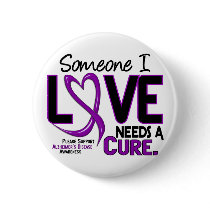 Alzheimer's Disease NEEDS A CURE 2 Pinback Buttons