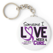 Alzheimer's Disease NEEDS A CURE 2 Keychains