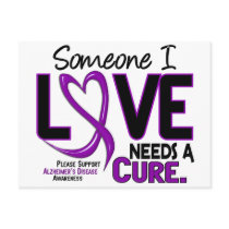 Alzheimer's Disease NEEDS A CURE 2 postcards by awarenessgifts Alzheimer's Disease NEEDS A CURE 2 postcards