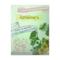 Alzheimer's disease Postcard