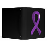 Alzheimer's Disease Purple Ribbon 3 Binder