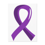 Alzheimer's Disease Purple Ribbon 3 Postcards