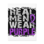 Alzheimer's Disease Real Men Wear Purple Post Card