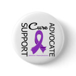 Alzheimer's Disease Support Advocate Cure Pin