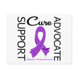 Alzheimer's Disease Support Advocate Cure Post Cards