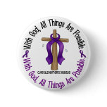 Alzheimer's Disease WITH GOD CROSS 1 Pins
