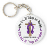 Alzheimer's Disease WITH GOD CROSS 1 keychains