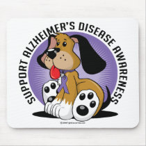 Alzheimers Dog Mouse Pads