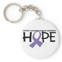 Alzheimers Hope Key Chain
