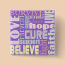 Alzheimer's Inspirational Words Button