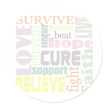 Alzheimer's Inspirational Words Stickers