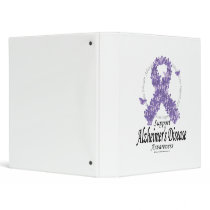 Alzheimers Ribbon of Butterflies binders