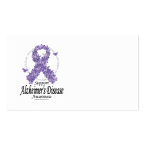 Alzheimers Ribbon of Butterflies business cards