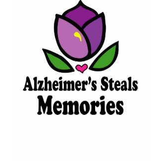 Alzheimer's Steals Memories Womens T-shirt shirt
