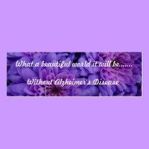 Alzheimer's Support Bookmark business cards
