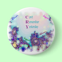 Alzheimers Support Button by deesbasenjis Alzheimers Support Button