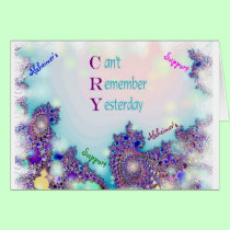 Alzheimer's Support Card by deesbasenjis Alzheimer's Support Card