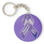 Alzheimer's Support Groupie Ribbon keychains