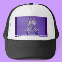 Alzheimer's Support Hat by joanspouse Alzheimer's Support Hat