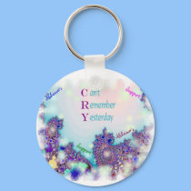 Alzheimer's Support Keychain by deesbasenjis Alzheimer's Support Keychain