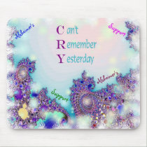 Alzheimer's Support Mousepad by deesbasenjis Alzheimer's Support Mousepad