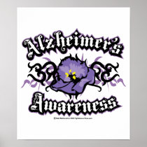 Alzheimers Tribal Violet Print