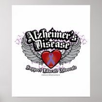 Alzheimers Wings Poster