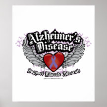 Alzheimers Wings Poster