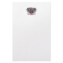 Alzheimers Wings stationery by fightcancertees Alzheimers Wings stationery