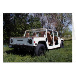 AM General Hummer H1 Greeting Cards