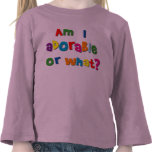 Am I Adorable Toddler Long Sleeve T Shirts