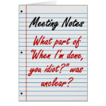 Am I not being clear enough (2) Card