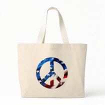 am peace canvas bag