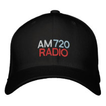AM, RADIO, 720 embroidered hats