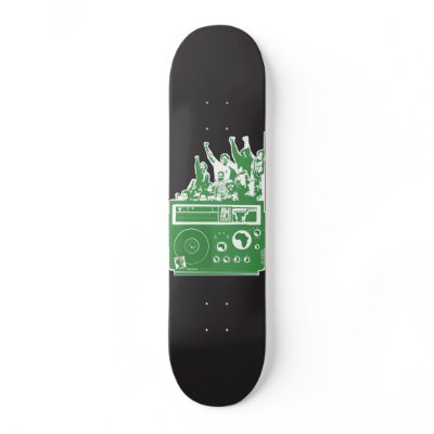AM Radio "885" Skate Deck by amradio