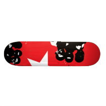 AM Radio "Art Sublimination" skateboards