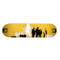 AM Radio "Bone" skateboards