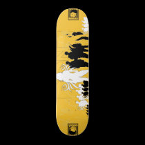 AM Radio "Bone" skateboards