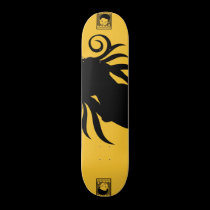 AM Radio "Bonefeather" skateboards