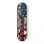 AM Radio "Patriot Politics" Custom Skate Board