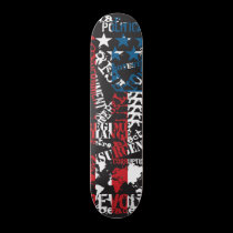 AM Radio "Patriot Politics" skateboards