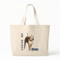 Am Staff Dad 4 Tote Bags