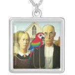 Amacaw Gothic Silver Plated Necklace