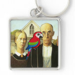 Amacaw Gothic Premium Square Keychain