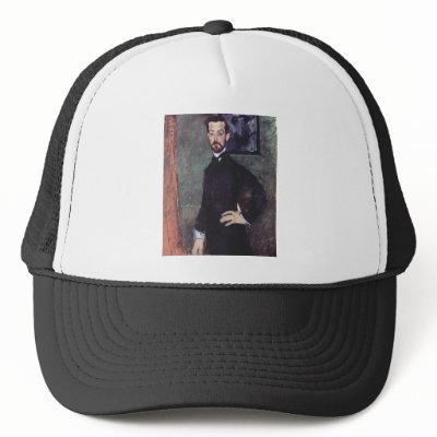 Amadeo Modigliani - Paul Alexanders 1909 Oil Trucker Hat by inquester