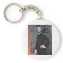Amadeo Modigliani - Paul Alexanders 1909 Oil Keychains