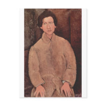 Amadeo Modigliani  Porträt des Chaiim Soutine 1916 Postcards